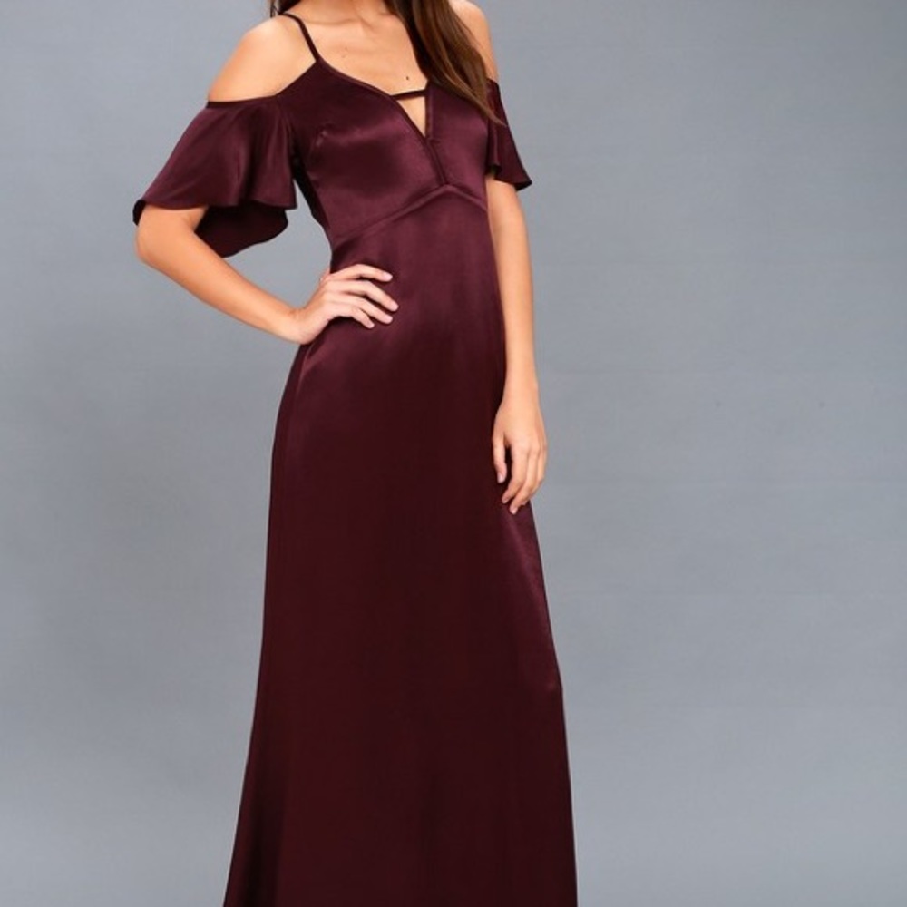 Ali & Jay Ride the Pony full length formal dress